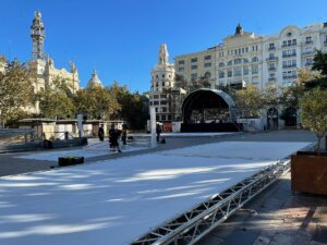 Montaje del escenario del VLC Tech X-perience